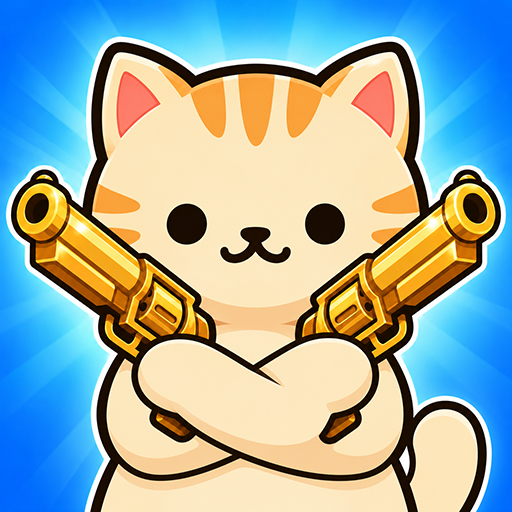 Idle Cat Gunner: Shooter RPG