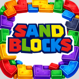 Sand Blocks: Drop Puzzle app icon — iOS App Store