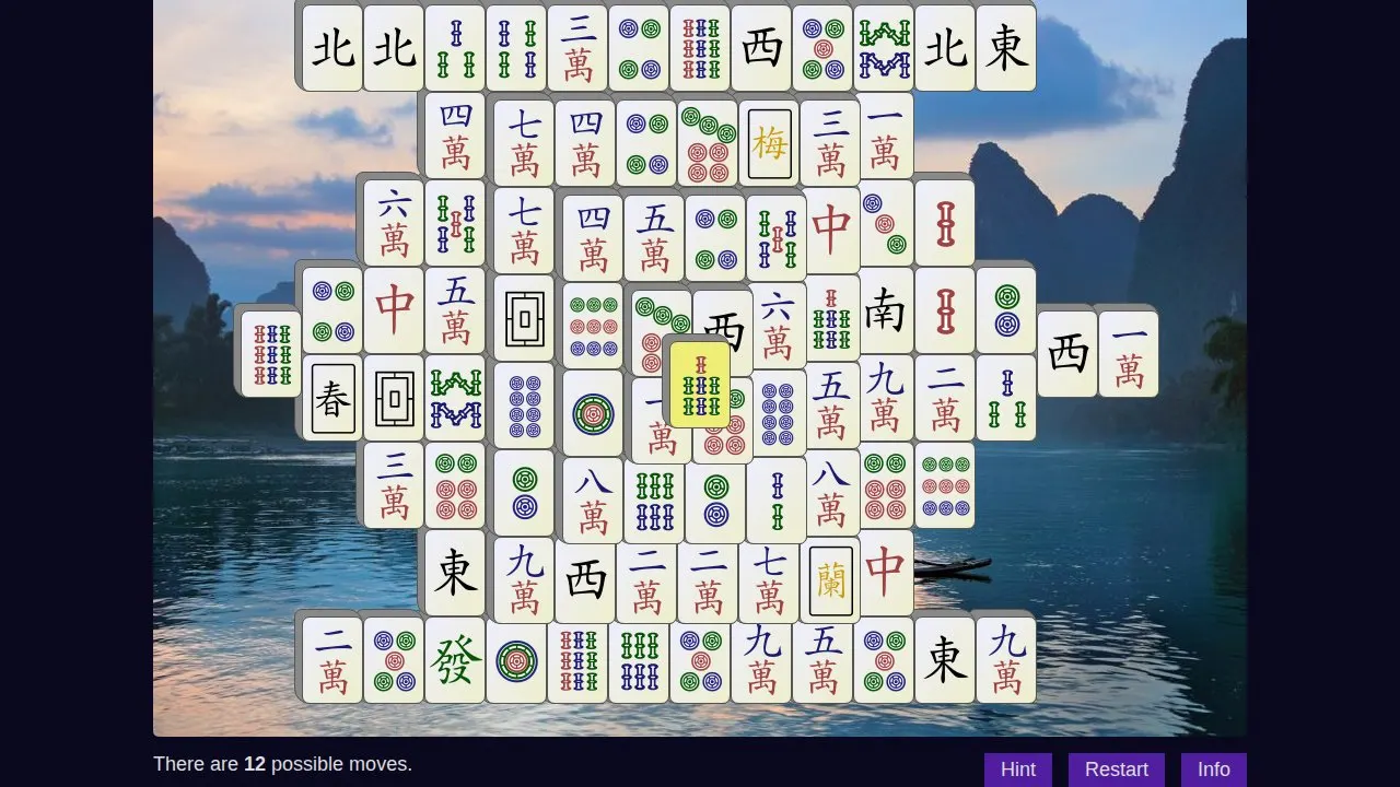 Mahjong Solitaire screenshot