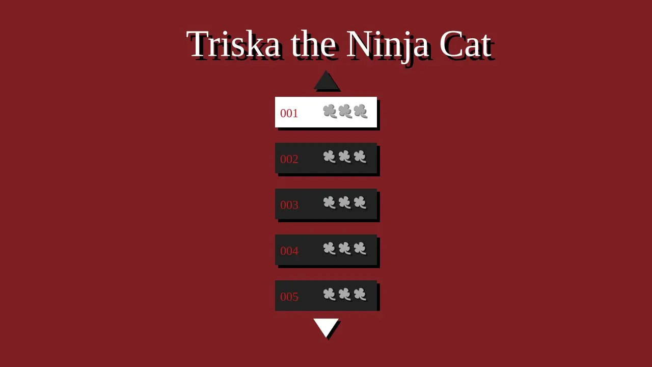 Triska the Ninja Cat screenshot